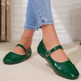 thumbnail image 6 of Willtoo Leather Mary Jane Shoes for Women Dressy Square Toe Ballet Flats with Strap Comfortable Walking Shoes Soft Leather Dress Shoes, 6 of 7