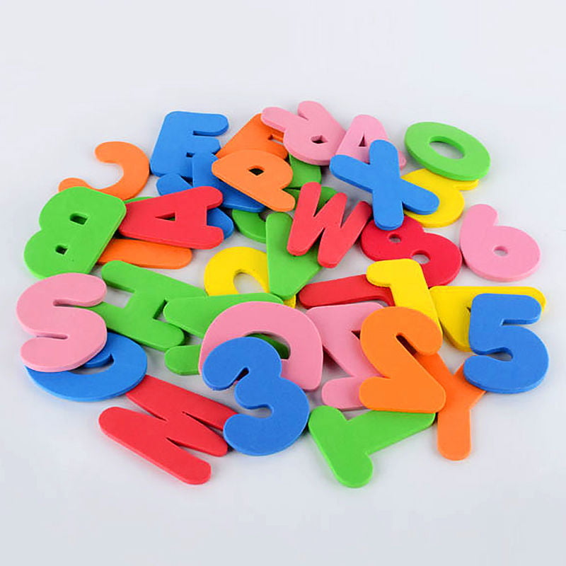 36x Bath tub Toys for Baby Kid Children Foam Letters Numbers Up Bathroom 