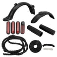 thumbnail image 4 of Scooter Replacement Accessories, Scooter Accessories Set Strong Toughness Practical Front Mudguard Handbrake Silicone Cover Rear Mudguard  For Replacement Black, 4 of 8