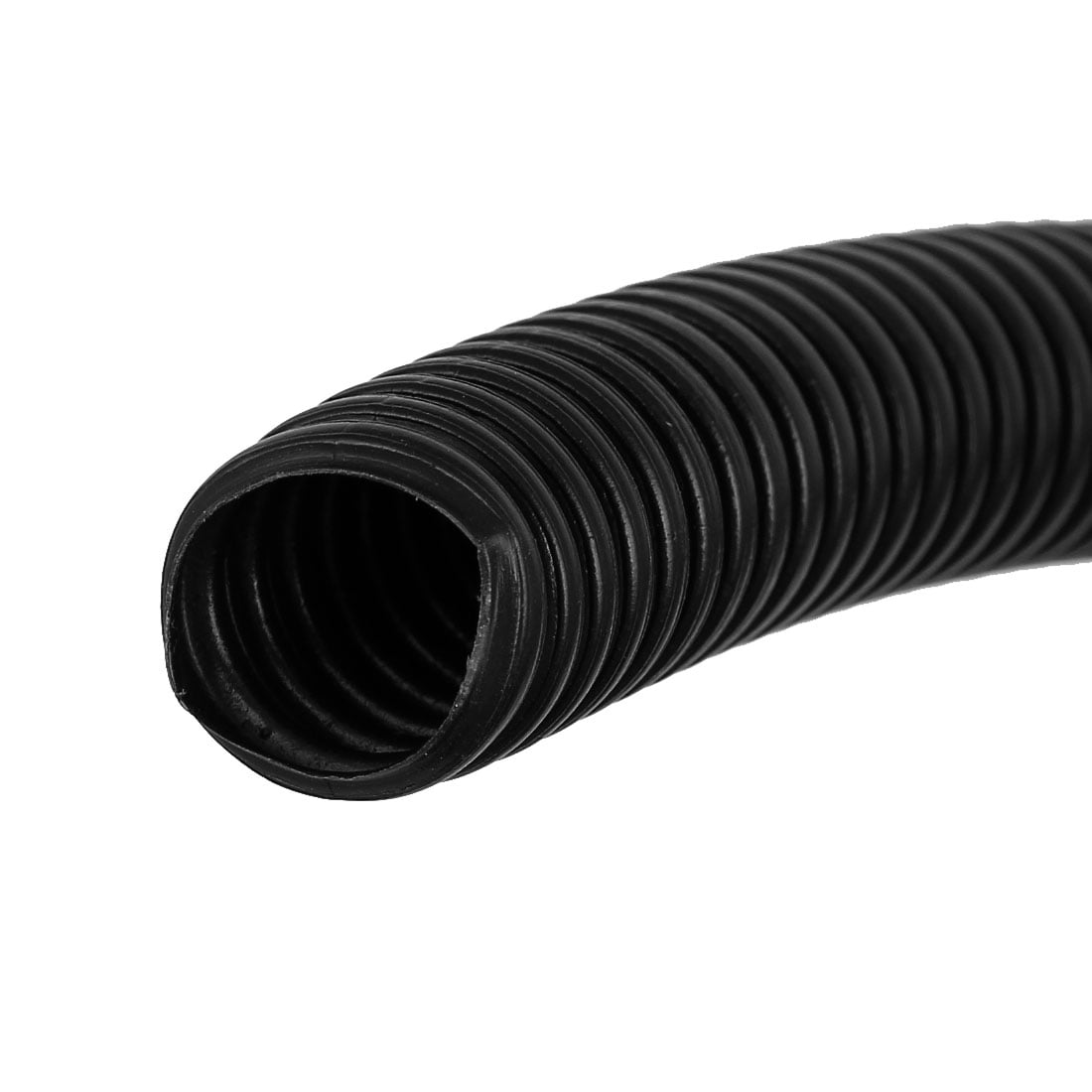 IIVVERR Black Plastic 25mm x 20mm Flexible Corrugated Conduit Pipe Hose  Tube 5M Long (Tubo de manguera de tubo de conducto corrugado flexible de