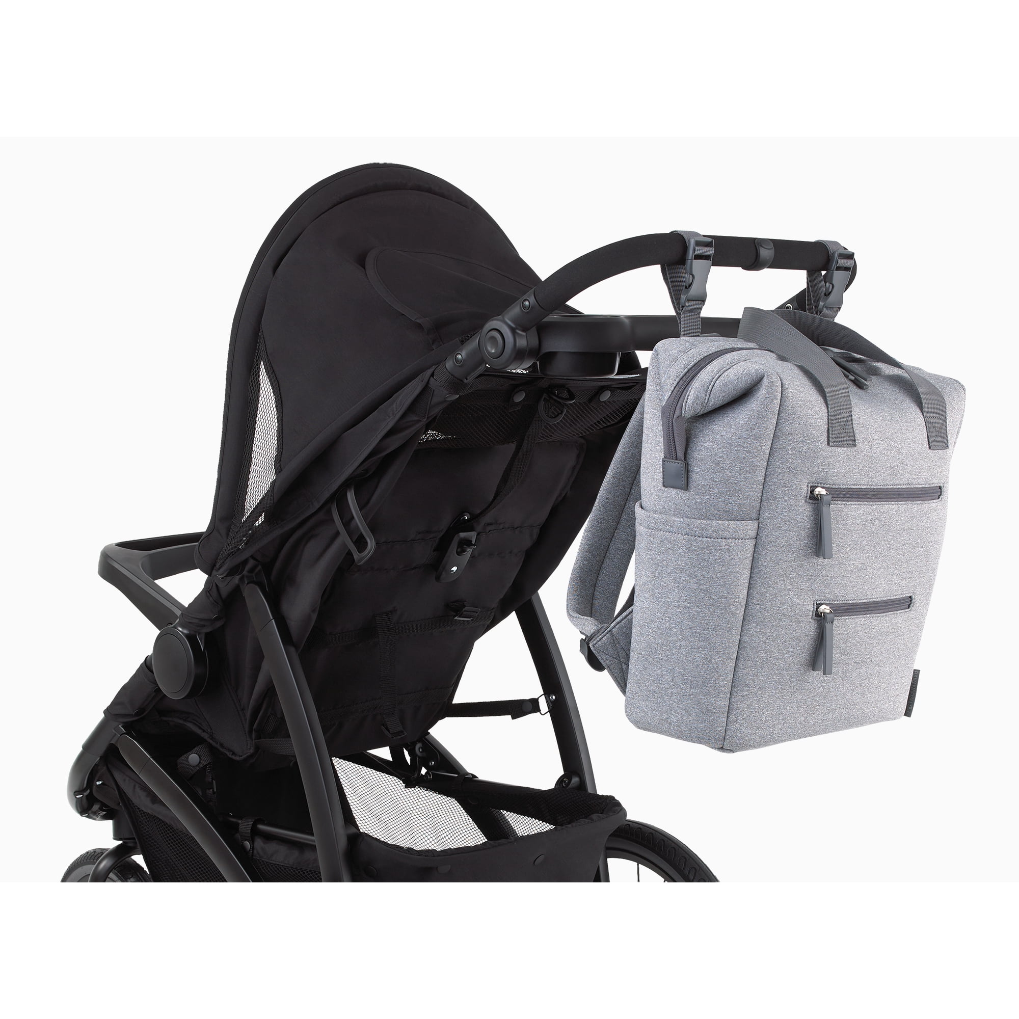 Bananafish Studio Neoprene Back Pack Diaper Bag, Gray, Unisex, Infant, Toddler