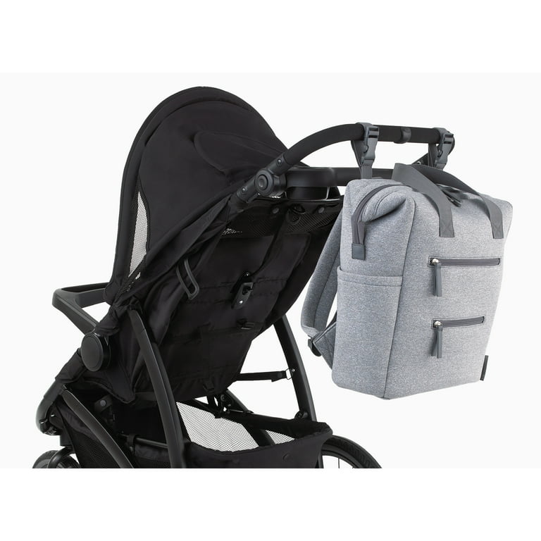Bananafish Studio Neoprene Back Pack Diaper Bag, Gray, Unisex