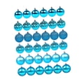 thumbnail image 2 of GUOOL 36Pcs Christmas Balls Ornaments Hanging Assorted Shatterproof Christmas Tree 6cm Lake Blue, 2 of 9