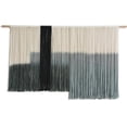 thumbnail image 4 of FLLA Macrame Wall Hanging Extra Large Dip-Dyed Coastal Tapestry Boho Wall Decor for Living Room Bedroom Above Couch 57" W x 35" L, 4 of 10