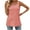 Pink, variant on Spring Tops for Women Tops Sleeveless Women's Fashion Printed Round Neck Comfortable Loose T-Shirt Sleeveless Blouse Casual Tops
