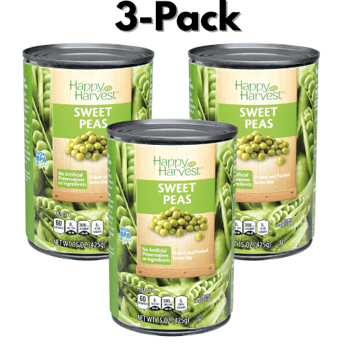 Happy Harvest Sweet Peas Medium 3-Pack 15 oz