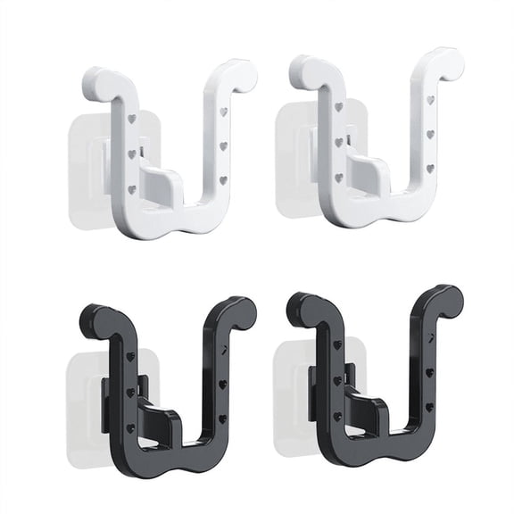 New Arrivals 4PCS Wall Mounted Shoe Rack, Self Adhesive Rack for Door Closet
