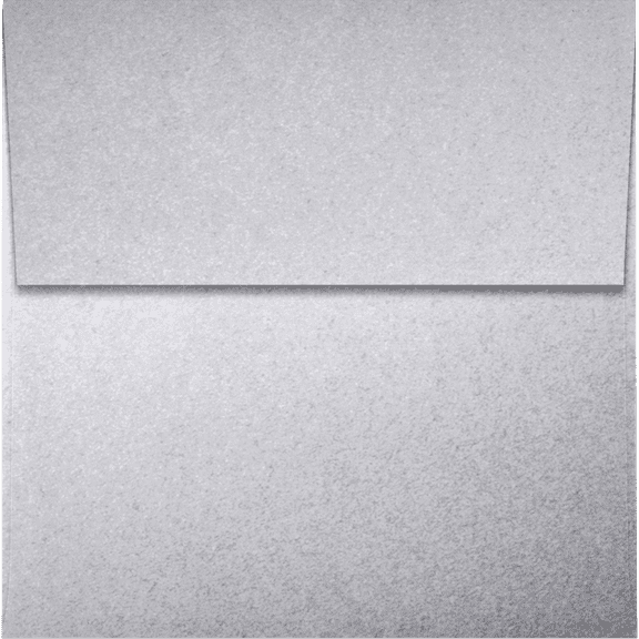 LUXPaper 4 x 4 Square Envelopes, 80 lb. Silver Metallic, 250 Pack