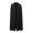 Black, variant on Gothic Men Cardigan With Padded Shoulder Cape Bead Curtain Chain Gear For Larp Outfit