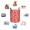 thumbnail image 5 of KLL Strawberry Floral Waterproof Foldable Laundry Hamper Bucket with Handles for Storage Bin,Kids Room,Home Organizer (Medium ), 5 of 7