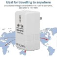 thumbnail image 4 of Step Up/down Travel Voltage Converter, Voltage Converter Transformer Regulator 100w 110v/120v To 220v/240v Travel Voltage Converter, 4 of 5