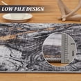 thumbnail image 5 of Boho Modern Abstract Runner Rug 2x6 Machine Washable, Non-Slip Backing, Soft Low Pile Faux Wool Carpet for Kitchen Entryway Hallway, 5 of 9