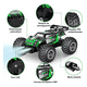 thumbnail image 3 of Carro De Control Remoto Todo Terreno 2 pilas Recargable 1:18, Negro/Verde, 3 of 5