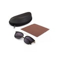 thumbnail image 6 of Square Sunglasses for Adult Female Women  with Case, Grey Gradient Lens, 6 of 8