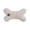 Grey, variant on HEWANG Bone-Shaped Plush Toy for Small & Medium Dogs, Chew-Resistant Soft Plush Pillow for Indoor Play & Rest, Embroidered Design, 8.6x5.7x1.7 Inch Grey