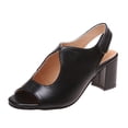 thumbnail image 2 of Nuevas sandalias romanas sexis de tacón alto con punta redonda, zapatos de mujer de tacón alto Retro para mujer Wmkox8yii  hfjk4875, 2 of 9