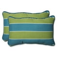 thumbnail image 4 of Pillow Perfect 568416 Wickenburg Indigo Rectangular Throw Pillow - Set of 2, 4 of 4