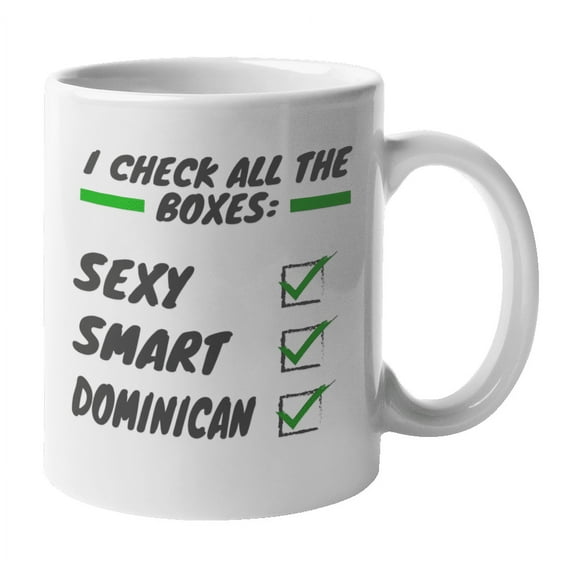 Smart Dominican, North America American Spanish Themed Coffee & Tea Gift Mug (11oz)