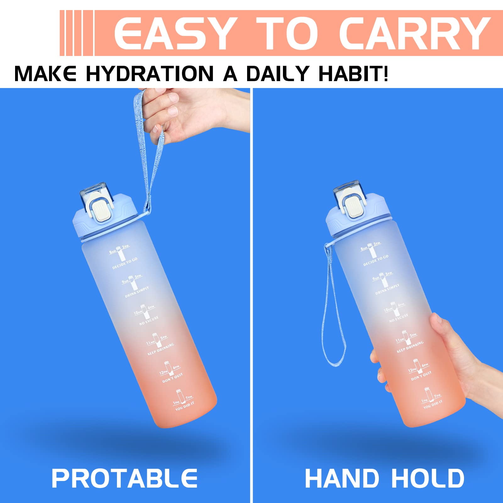 Motivational Water Bottle Review — I Tried Using a Motivational Water Bottle