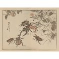 thumbnail image 3 of Kōno Bairei 18x14 Black Modern Framed Museum Art Print Titled - Bairei Gafu, Pl.64 (1905), 3 of 5