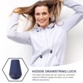 thumbnail image 4 of GARVALON 100Pcs Plastic Drawstring Locks Fastener Blue for Family Use, 4 of 5