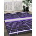 thumbnail image 2 of Ahgly Company Indoor Square Patterned Lavender Purple Novelty Area Rugs, 7' Square, 2 of 6