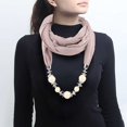 thumbnail image 4 of Clearance! Seductiva Ponchos Adult Women Pendant Scarf with Tassel Rhinestone Jewelry Scarves Polyester Scarf 1PC, 4 of 5