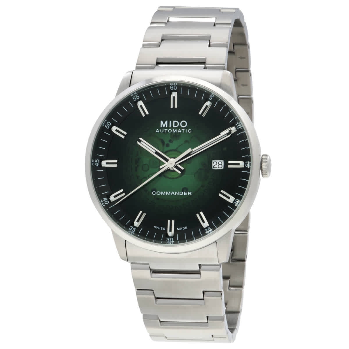 Mido Commander Big Date Automatic Silver Dial Men's Watch M021