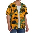 thumbnail image 2 of Kdxio Men'S Hawaiian Shirt For Men Short Sleeve Shirt Sunflowers Summer Casual Holiday Beach Button Down T-Shirts, 2 of 5