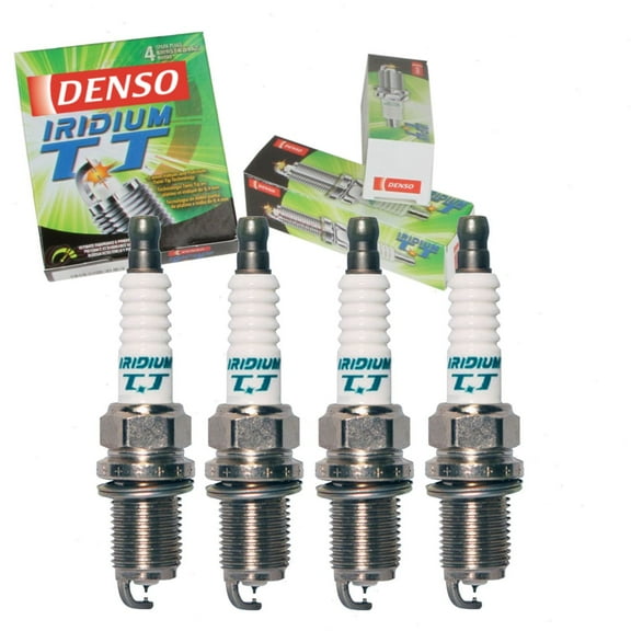4 pc DENSO Iridium TT Spark Plugs compatible with Toyota Sienna 2.7L L4 2011-2013