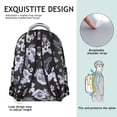 thumbnail image 5 of Hawaii Tropical Wind Palm Leaves Backpack for College Students: Durable Lightweight Laptop Daypack, Large Capacity Bookbag with Padded Sleeve, Perfect Gift for Campus Commute, 5 of 6