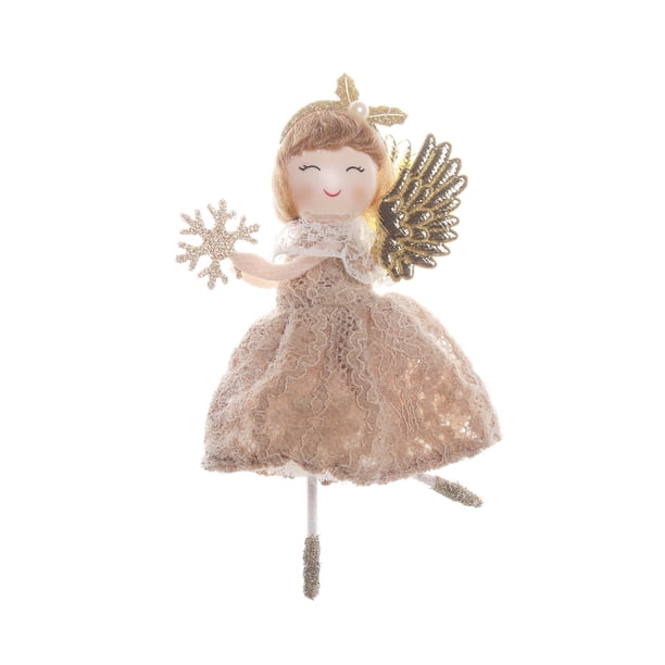 Falda hueca con aro de cabeza de encaje para niña, linda niña de cuento de hadas, corazón, ángel, regalo de cumpleaños, decoración, muñeca