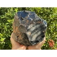 thumbnail image 2 of Extra Large Black Obsidian Rough Stones, 3-10" Natural Black Obsidian, Raw Black Obsidian Crystals (9-10 lb), 2 of 4