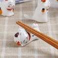 thumbnail image 5 of Chat Baguette Rack5Pcs Baguette Racks Céramique Mini Chat Ornements Figurines de Chat en Céramique Clarté Remarquable, 5 of 5