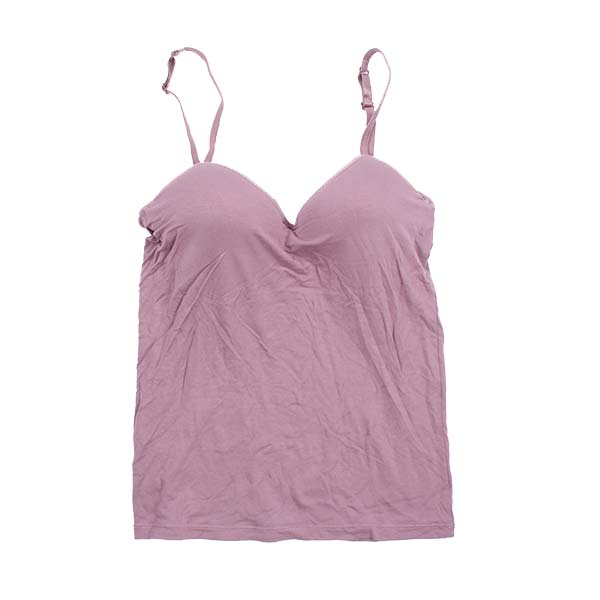 v neck cami built in bra