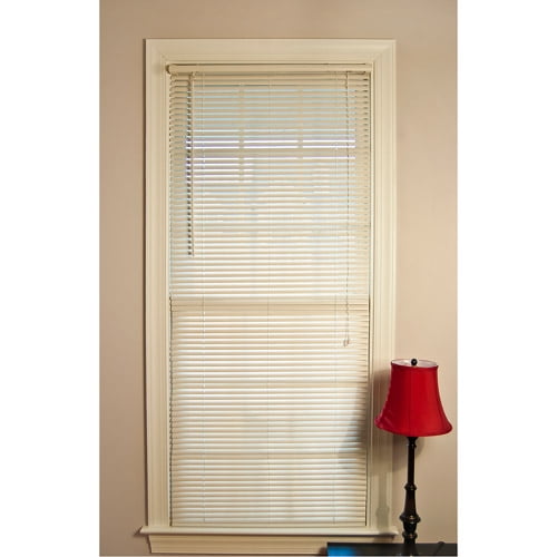 Mainstays Room Darkening Mini Blinds, OffWhite