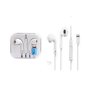Cool Auriculares Lightning Bluetooth Stereo Con Micro Blancos Para iPhone  7/8/X