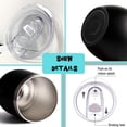 thumbnail image 4 of King of The Camper Wine Tumbler, Outdoor Camping Gifts Coffee Mug Cup, Camp Wine Glass Stemless Tumblers with Lid Stainless Steel Insulated Vacuum, RV Gifts for Campsite Travel Camping 12 Oz, 4 of 6