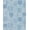 Blue, Pattern 2, variant on ODIKA 4'x6' Olive Green Hexagonal Geometric Washable Area Rug Modern Honeycomb Tessellation With Diamond Star Motifs Pet Friendly, Non-Shedding for Bedroom, Reading Nook