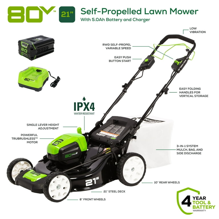 Greenworks 80v 2025 self propelled
