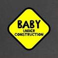 thumbnail image 2 of CafePress - Baby Under Construction Maternity T Shirt - Maternity Dark T-Shirt, 2 of 3