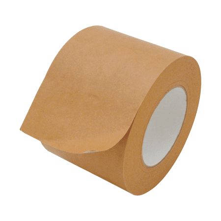 Shurtape General Purpose Kraft Packaging Tape (FP-96): 4 in. (96mm actual) x 60 yds. (Kraft) non-branded, white core