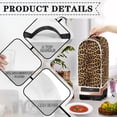 thumbnail image 4 of HELLHERO Dust Cover Proof Stain with Multifunctional 15.94"H x 9.45"L x 7.28"W There is only one dust cover, Classic Brown Leopard Print, 4 of 6