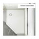 thumbnail image 3 of Low profile shower drain, chrome ABS, 36 l/min, high flow, slim side outlet drain, compatible with compact shower trays, 3 of 5