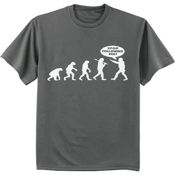 Mens Funny Tshirts Evolution Man Graphic Tee
