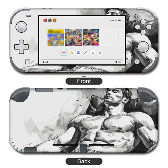 POBUDS Switch Skin | Sticker Wrap Vinyl Decal | Set Compatible with Nintendo Switch ( Switch Lite, Game Graphic Hunk)