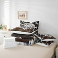 thumbnail image 4 of Erosebridal Floral Horse Bedding Queen Size,Cow Print Bedding Sets Queen Size,Butterfly Flower Comforter Sets with Sheets,Super Cozy Western Room Decorative,Reversible,7 Pieces, 4 of 6