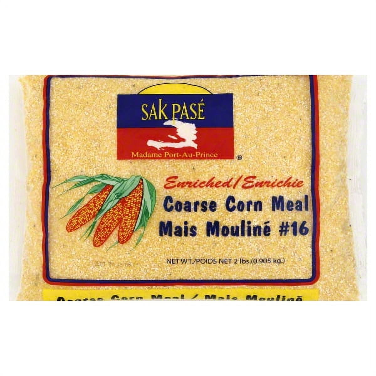 (5 pack) Sak Pase Coarse Cornmeal, 2lb Bag