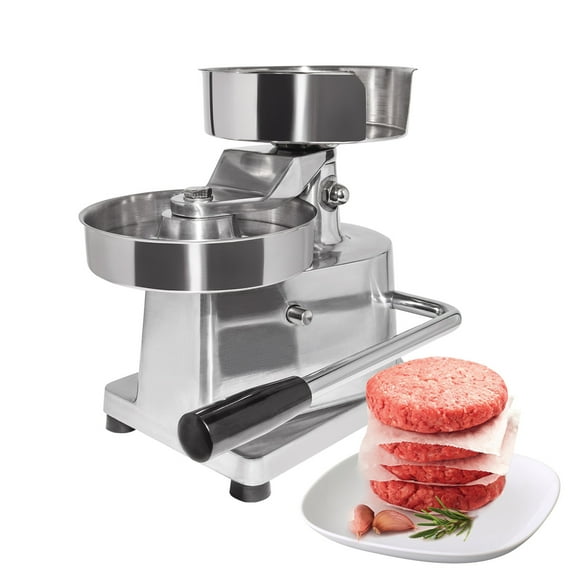 GorillaRock Hamburger Patty Press | Burger Press | Meat Patty Forming Tool |   500 Pcs Paper Sheet Set for Free (6" (150 mm))
