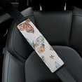 thumbnail image 5 of WYYP butterflies Funny Soft Comfort Car Seat Belt Pads Cover Ideal for Car Interior Accessories 2Pcs, 5 of 6